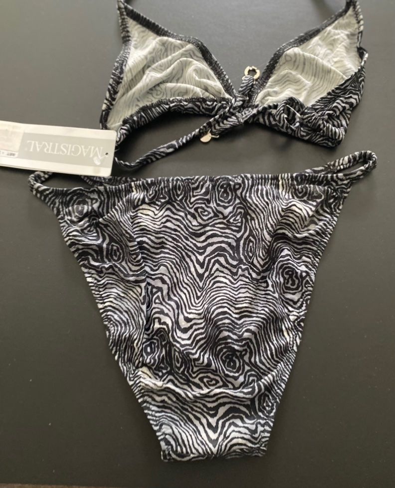 Costumi da bagno & Bikini: Neues Bikini Magistral Zebra-Look – Nuovo (secondo la descrizione) da Herrenschwanden venduto da Cate67 1