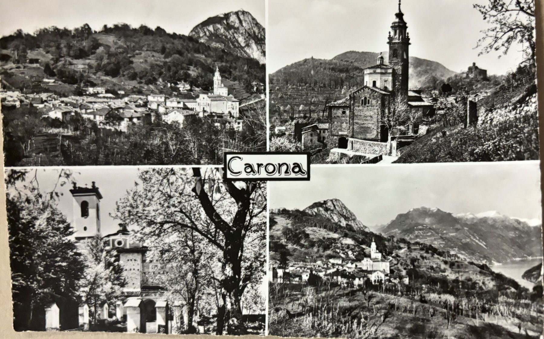 Cartoline postali: Carona, Ticino – Usato da Frauenfeld venduto da Merk52
