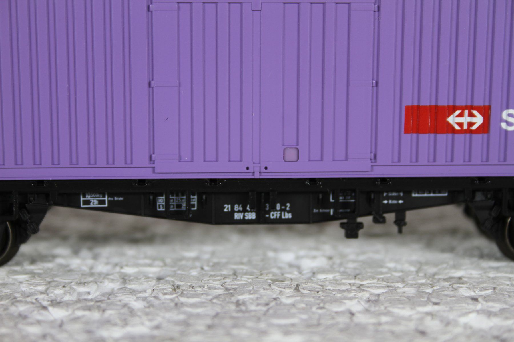 Märklin Modellini di ferrovie: Märklin 4852 SBB Containerwagen – Usato da Triesen venduto da gleis8 2