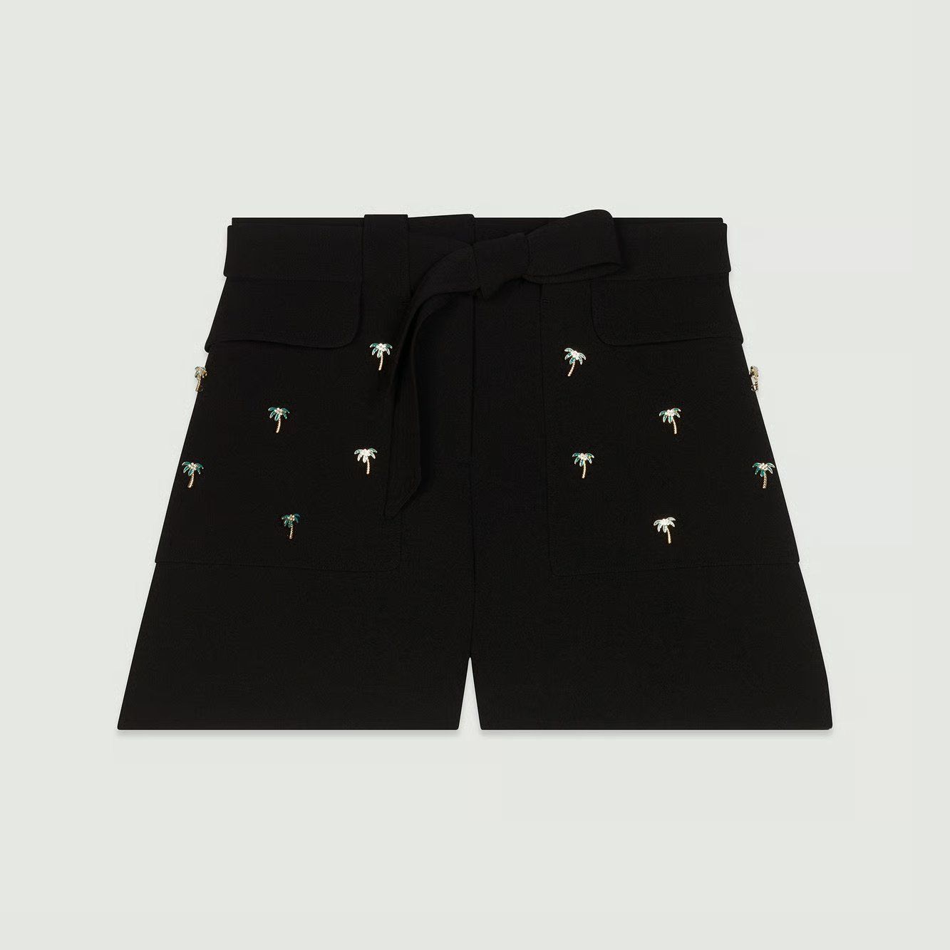 Maje Pantaloni: Maje Shorts mit Palmen-Schmuckdetail – Usato da St-George venduto da alaixee 3