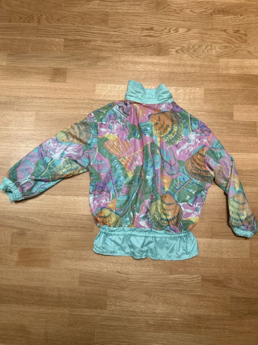 Giacche: Vintage / Retro Windjacke Mintgrün Grösse S – Usato da Luzern venduto da ThrowbackVintage 2