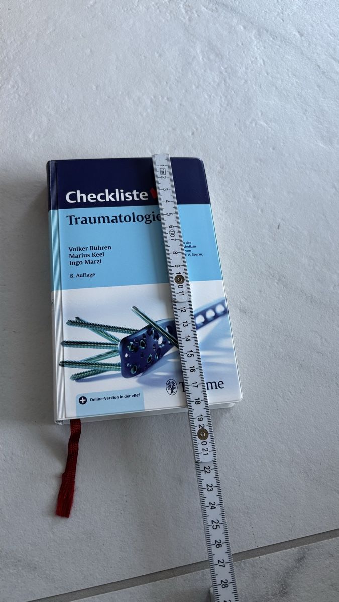 Livres: Checkliste Traumatologie 8. Auflage – D'occasion à Seengen par sa_land 6