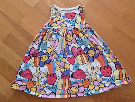 Buntes Baumwollkleid Next Gr 98