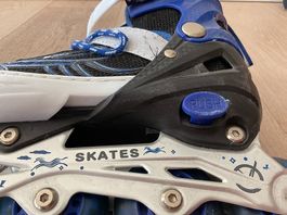Inlineskates Kinder XMBT, Grösse 32-34 (verstellbar)