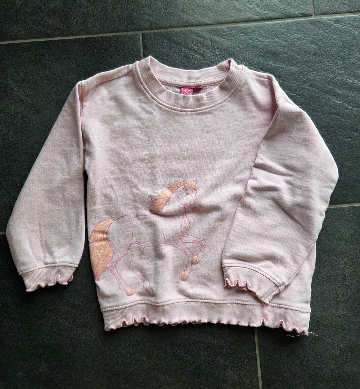Lotti & Set di vestiti: 6 Pullover Mädchen verschiedene Motive Grösse 110/116 – Usato da Stans venduto da HoMiMa 1