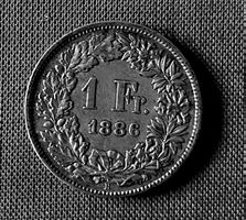 1 FRANKEN 1886 SILBER SELTEN TOP HOCH KATALOGSPREIS !!!!!!!!