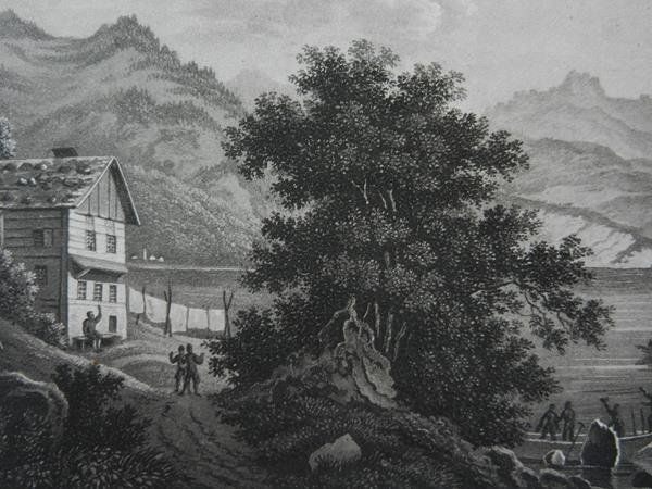 Incisioni: Lützelau am Vierwaldstättersee – Usato da Risch venduto da Rischli15 1