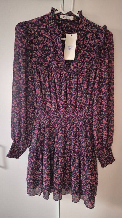 SweatyRocks Off Shoulder Kleid - Gothic A-Linie Minikleid Mit Langarm