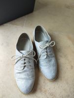 Silberne Schnürschuhe Gr.39 bequem & stylisch!