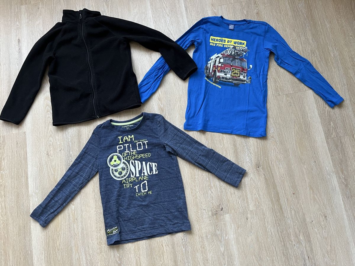 Ensembles coordonnés: 7 Langarmshirts Gr. 128 – D'occasion à Sulz AG par Zissi31324 1