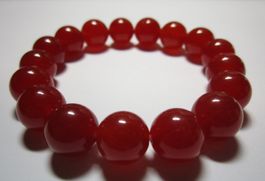 NEU Edelsteinarmband mit natürlichem Roter Achat 12mm