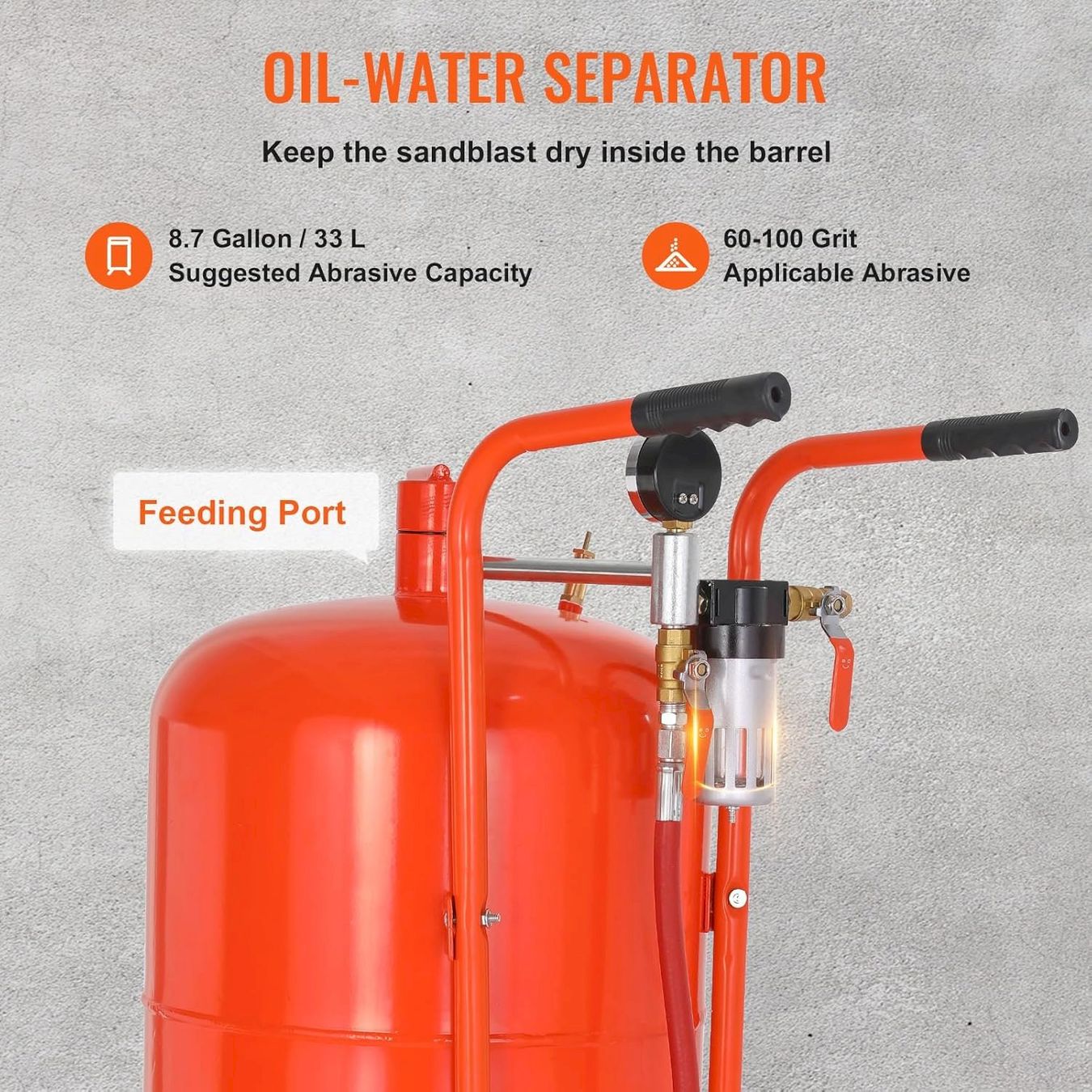 Sandstrahler: Mobiles Druckluft Sandstrahlgerät 75,7 L – Neu und originalverpackt aus Bottighofen von zaap 3