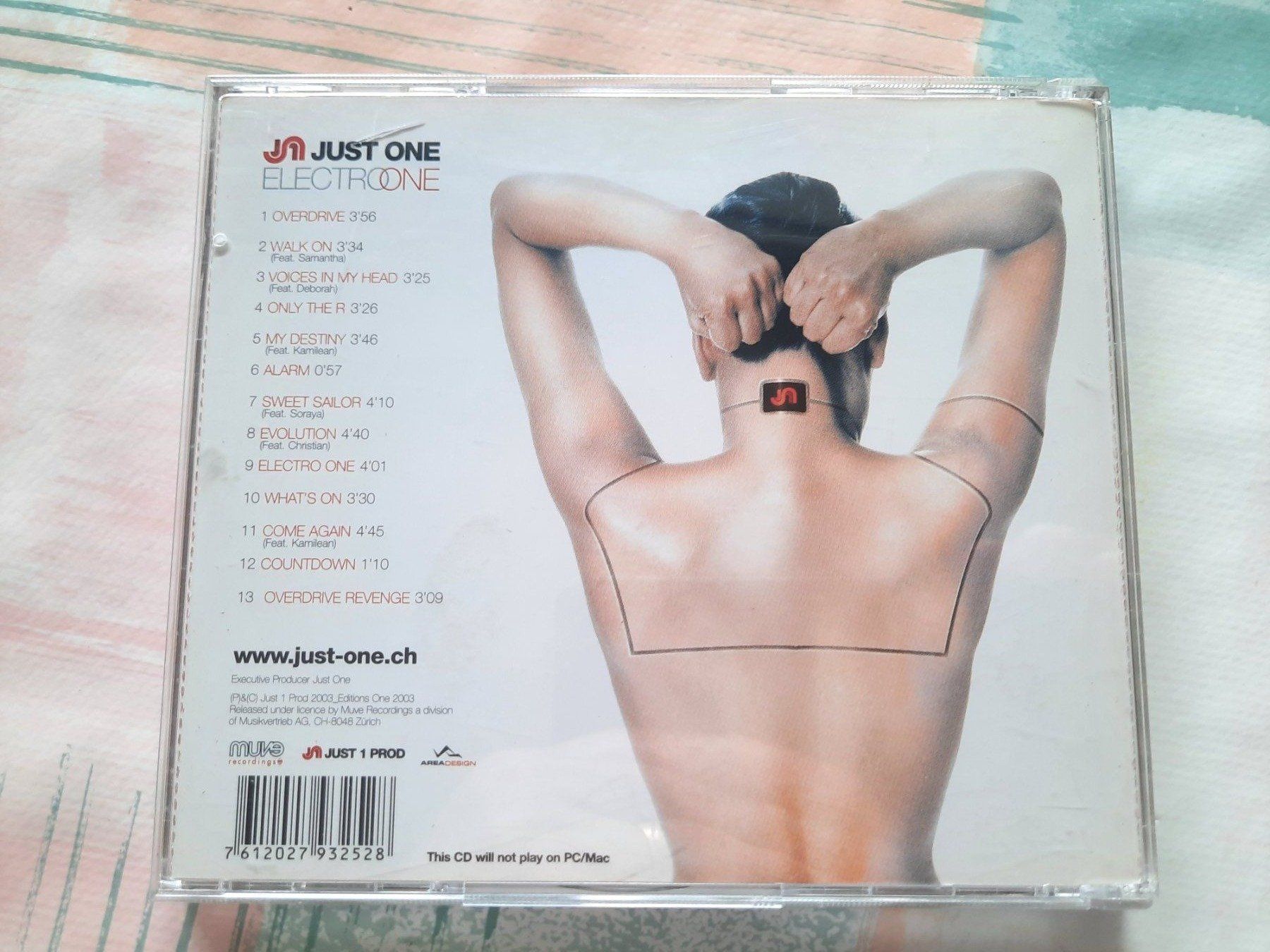 CDs: Cd Just One ( Sens Unik ) - Electro one – D'occasion à Pully par bro_n52j 1