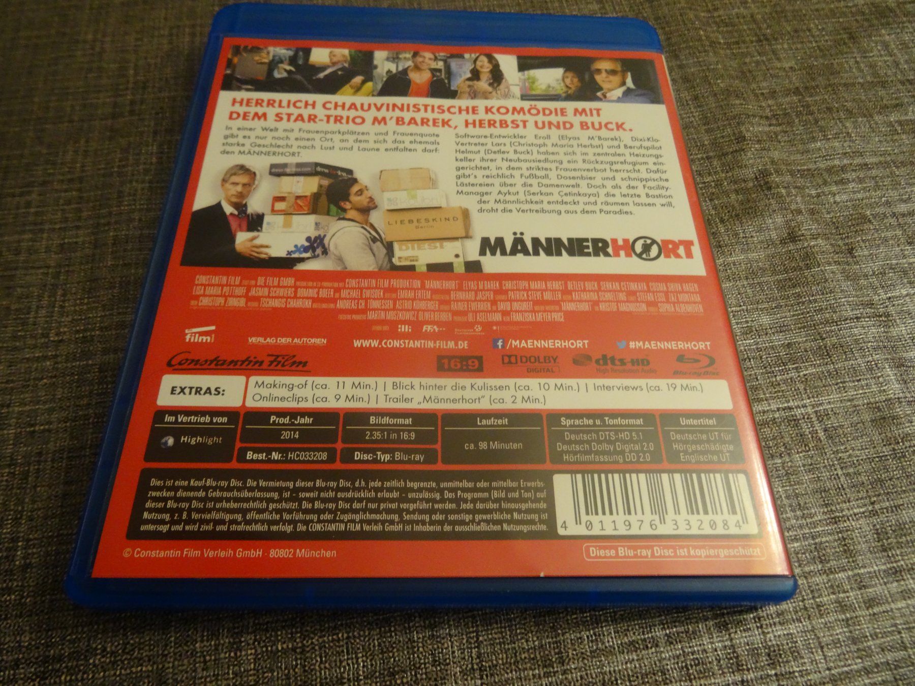 Tutti i DVDs: Männerhort - BLU-RAY – Usato da Olten venduto da Disc-Verkauf 2