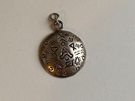 Silber 925 Vintage Medaillon Anhänger