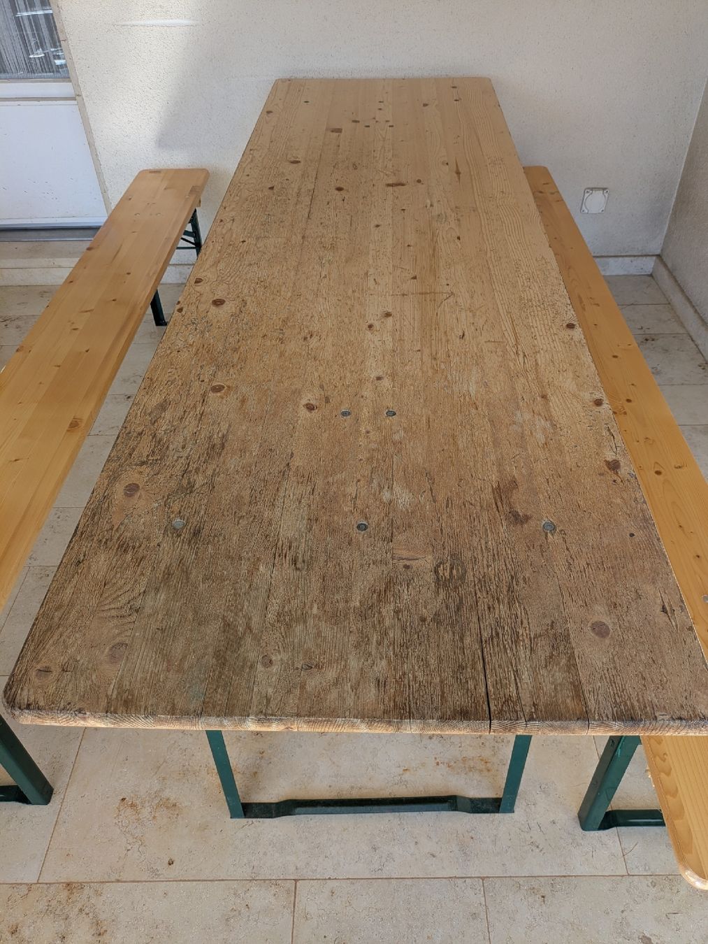 Tischset: Festbankgarnitur, Tisch + 2 Bänke – Gebraucht aus Liestal von Greg99 1