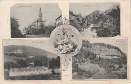 Ansichtskarte Lichtensteig 1904 gelaufen gebrauchter Zustand