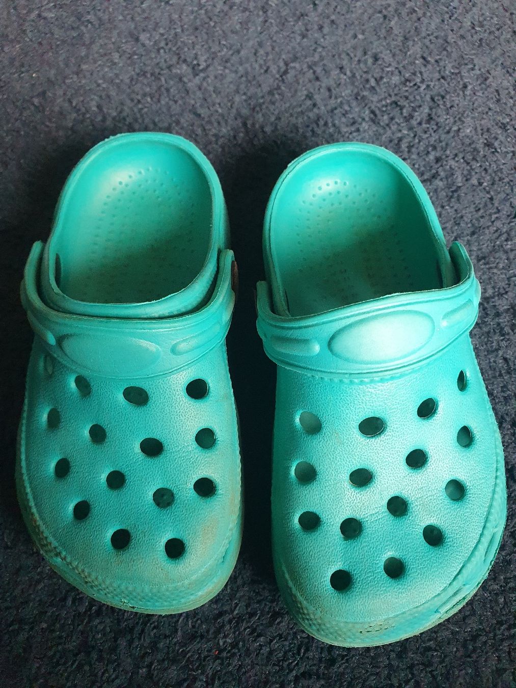 Scarpe per ragazzi: Gartenschuhe, türkis, Grösse 24 – Usato da Zürich venduto da cha_bfl5