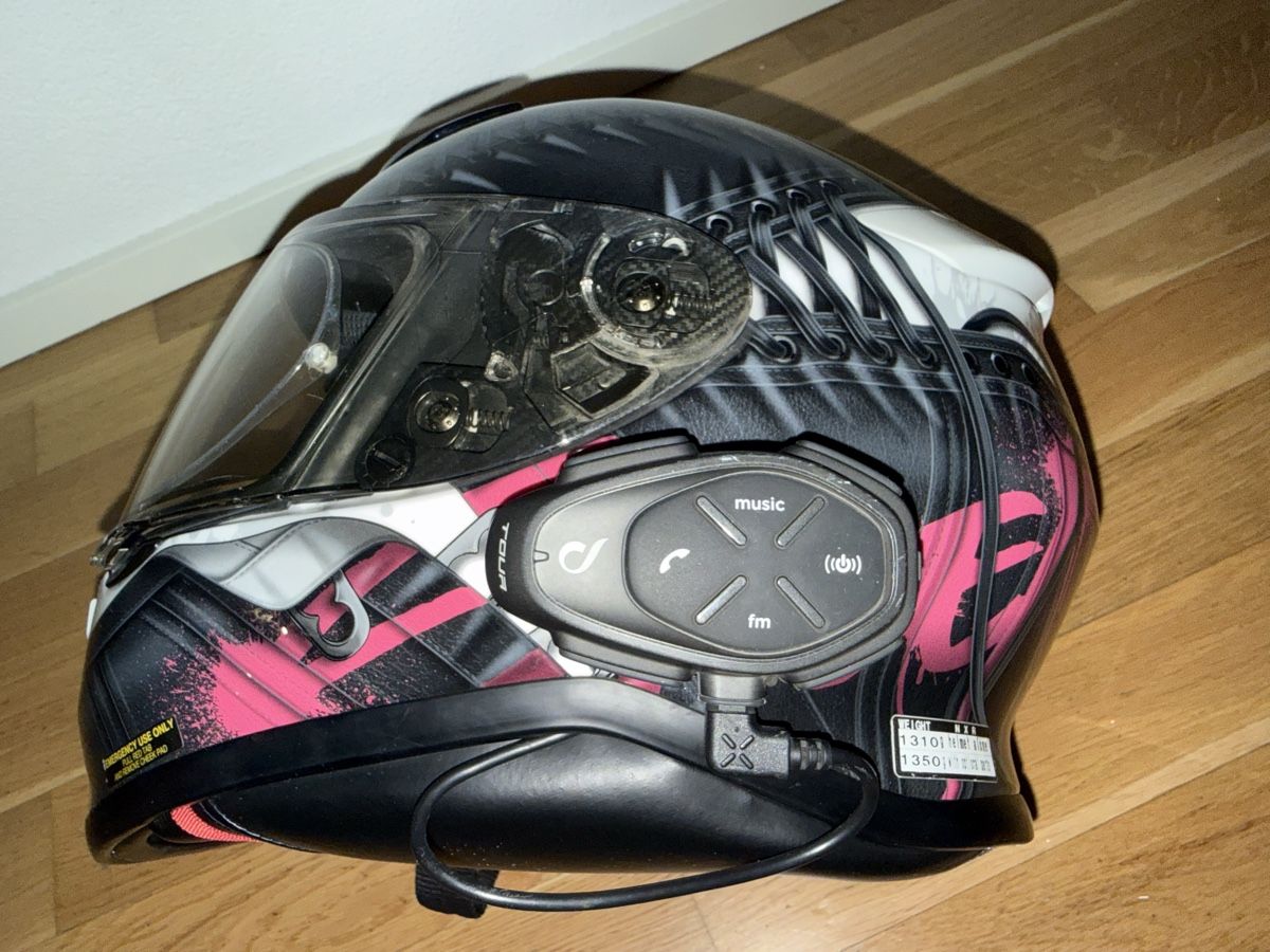 Shoei Caschi & visiere: Shoei NXR Motorradhelm mit Tour Intercom – Nuovo (secondo la descrizione) da Luzern venduto da EZEREN 2