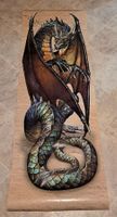 Dragon Poster Ciruelo (Türposter) ca. 53x158 cm, Fantasy