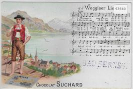 Chocolat Suchard - Weggiser Lied - Litho