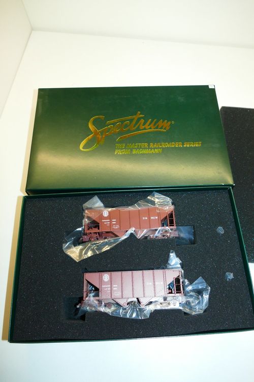Bachmann Spectrum 0n30 Freight Cars 2Bay Hopper D&RGW Kaufen auf