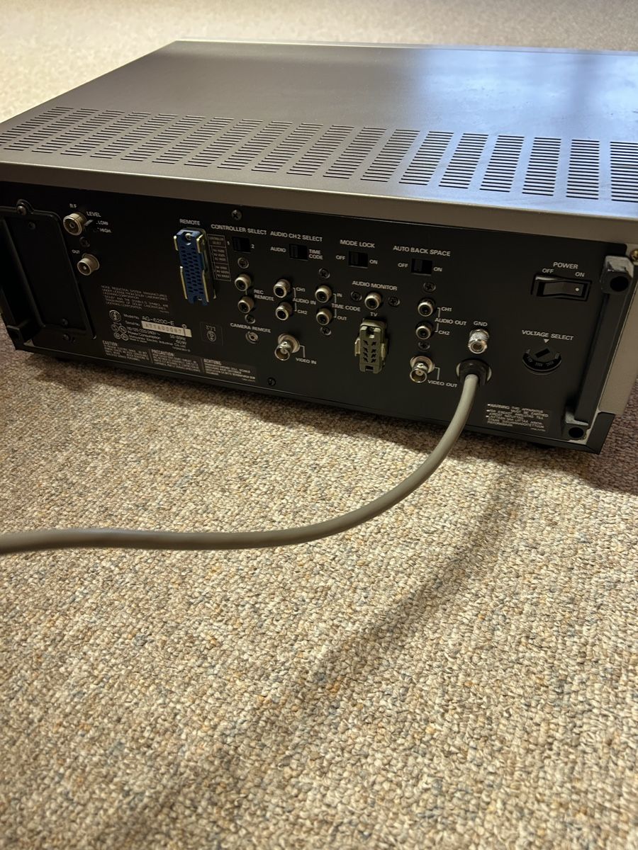 Panasonic Registratori: Panasonic AG6200 Video Recorder – Usato da Oberstammheim venduto da Dbsound24 2