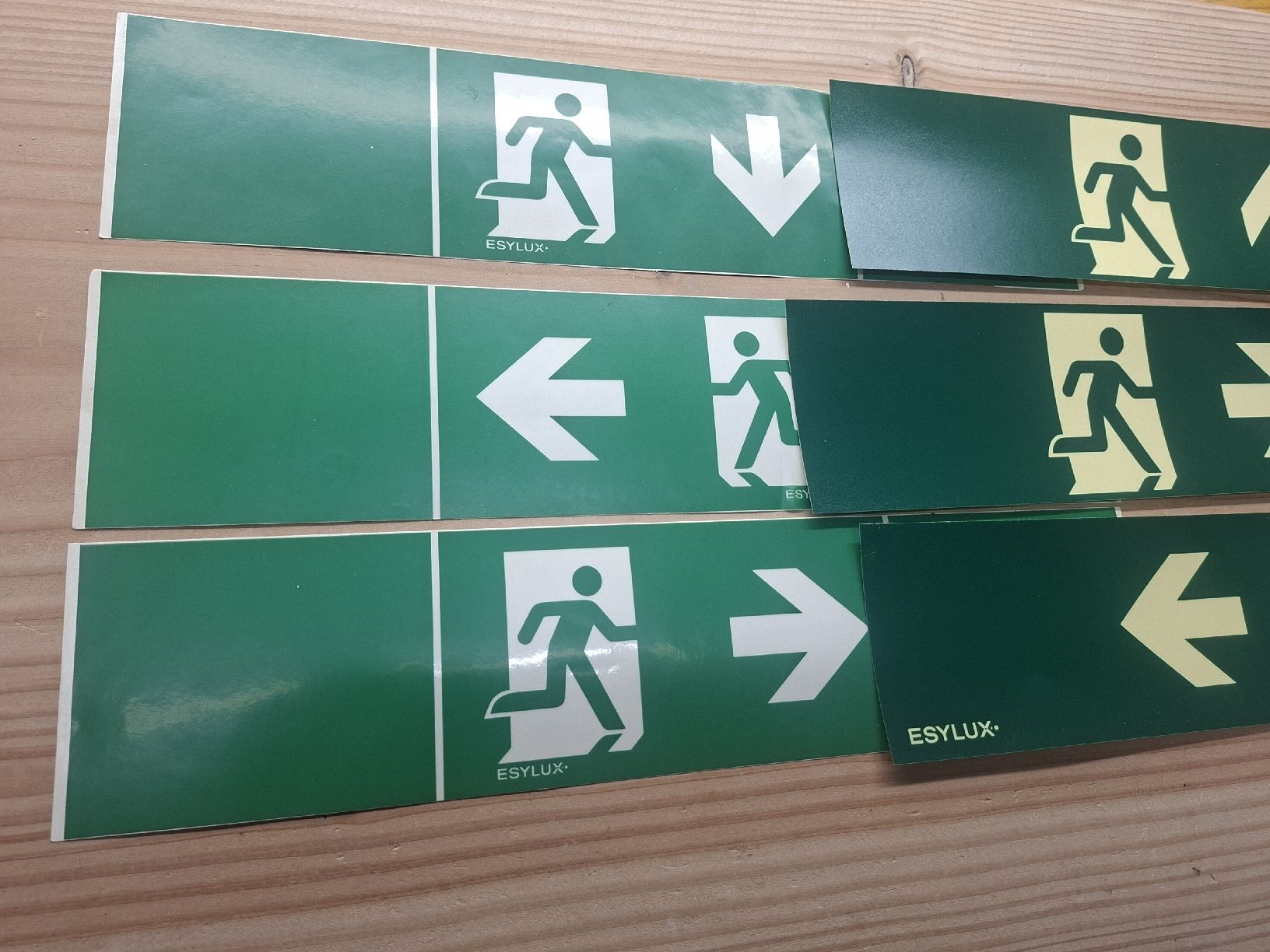 Sticker: Not Fluchtweg Aufkleber 6 Stück – Nuovo (secondo la descrizione) da Neunkirch venduto da MaElekt 1