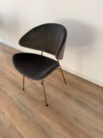 IKER CHERI GOLD Samtstuhl dunkelgrau – CHF 75/Stk.