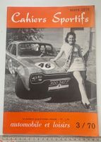 Cahiers Sportifs - automobile et loisirs - mars 1970