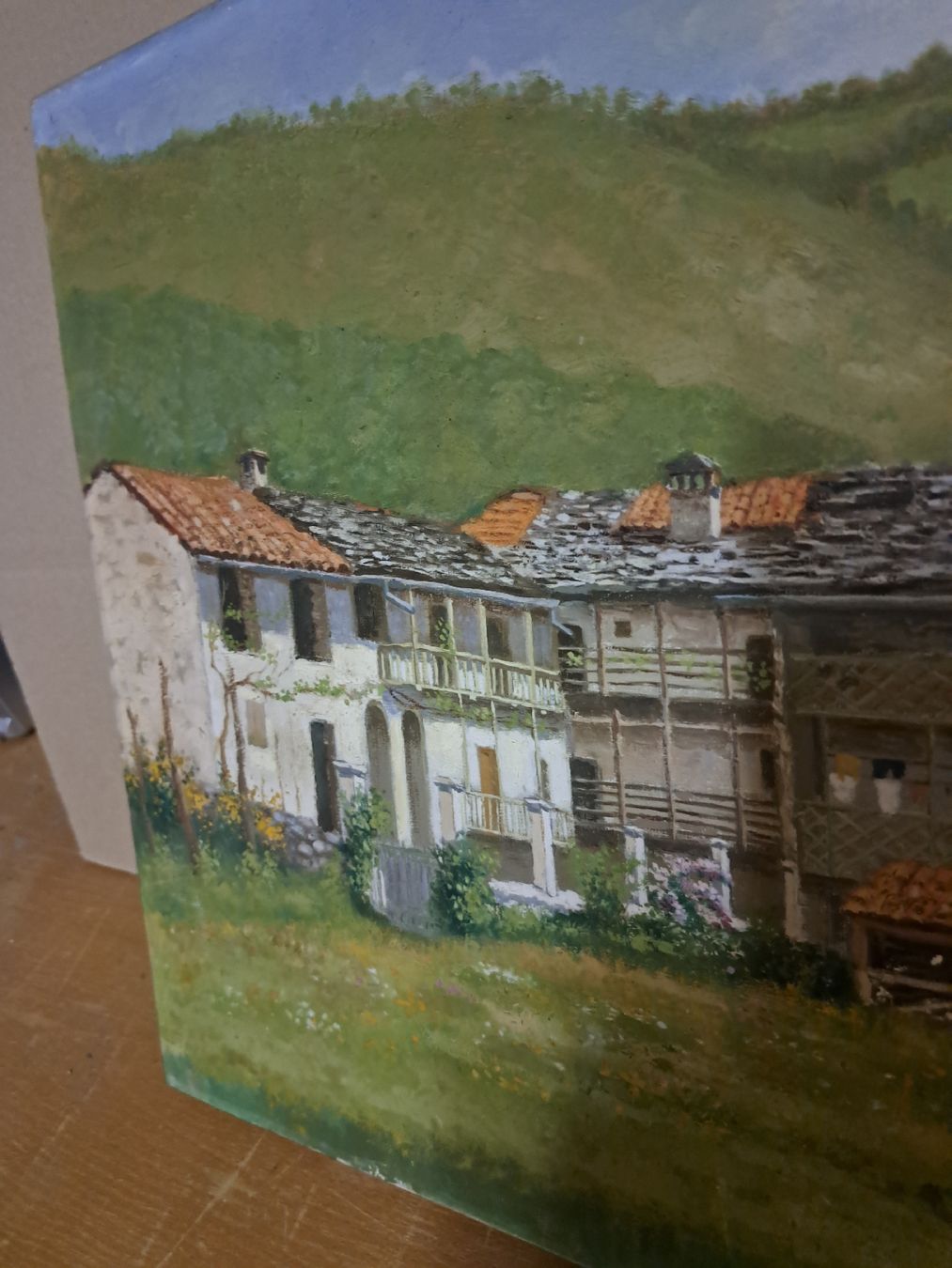 Dipinti: O.Boschetti Ölgemälde Landschaft Tessin signiert  – Usato da Grossdietwil venduto da hufi10 1