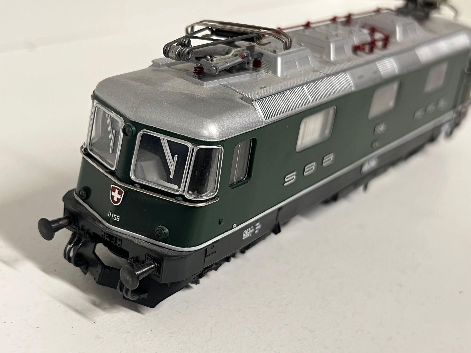 Fleischmann Modellini di ferrovie: Fleischmann H0 DC SBB Re4/4 Lok 11156 – Usato da Geroldswil venduto da TopTrain54 2