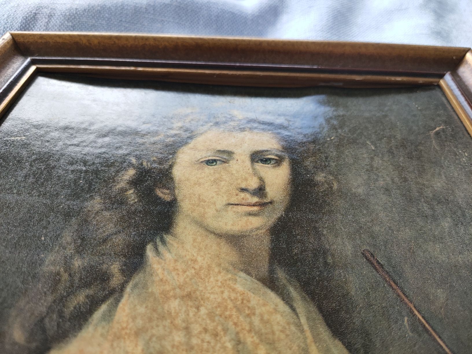 Foto & Immagini: Antikes Bild, junge Künstlerin – Usato da Gipf-Oberfrick venduto da minini 5