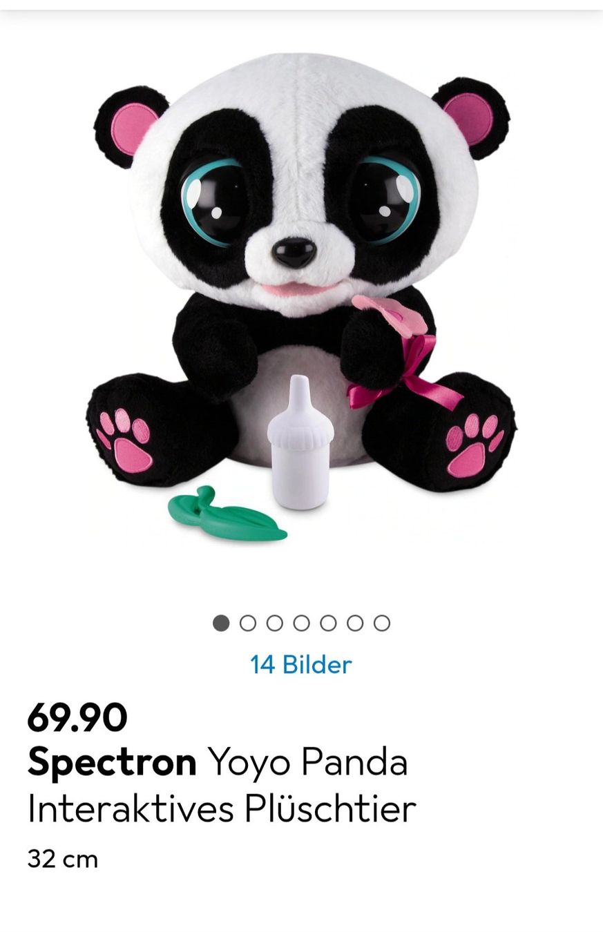 Giocattoli: Yoyo Panda Interaktives Plüschtier, 32 cm – Nuovo (secondo la descrizione) da Worb venduto da nfsolutions 1