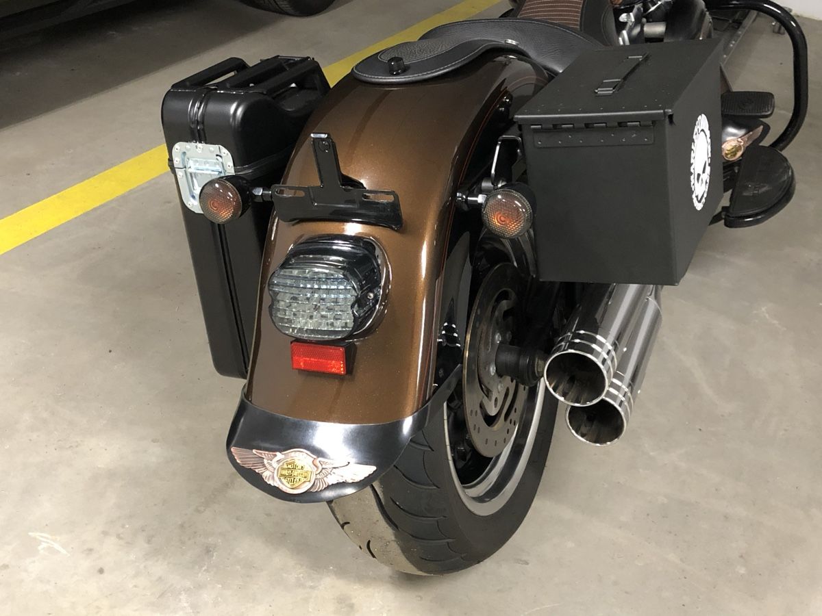 Harley-Davidson Chopper: Harley Davidson Fat Boy aniversary 110 FLSTFB – Usato da Untervaz venduto da Mazzara1 3