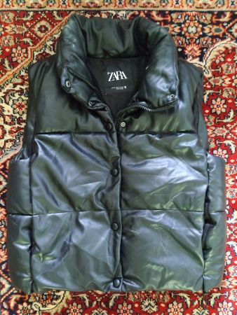 Jacke Zara T-M Schwarze Veste noir Giacca nera