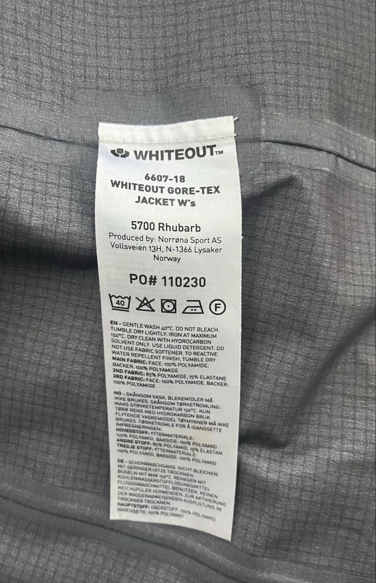 Norrøna Giacche: Norröna Whiteout Gore-Tex Jacke – Usato da Niederbipp venduto da Wilma_ruhe 3