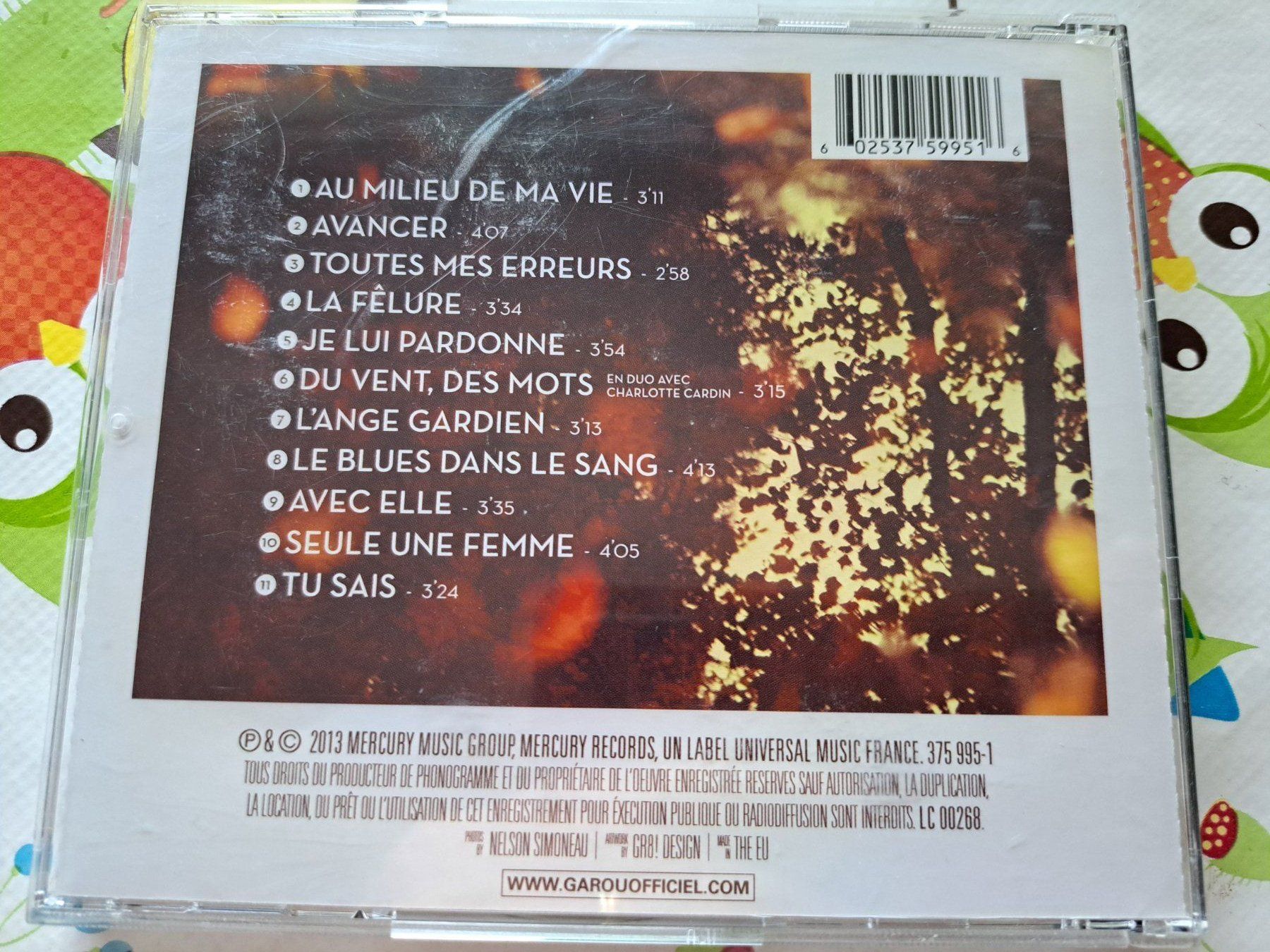 CD: Cd Garou - Au milieu de ma vie  – Usato da Pully venduto da bro_n52j 1