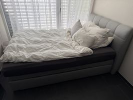 Boxspringbett 140 x 200 mit Stauraum