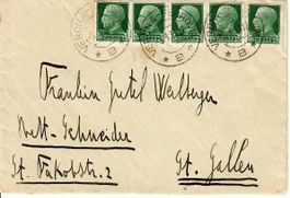 Brief, Verona - St.Gallen 1933