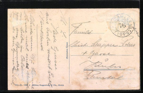 Cartoline postali: AK Sevelen, Teilansicht mit Kirche – Usato da Berlin venduto da bartko-reher 1