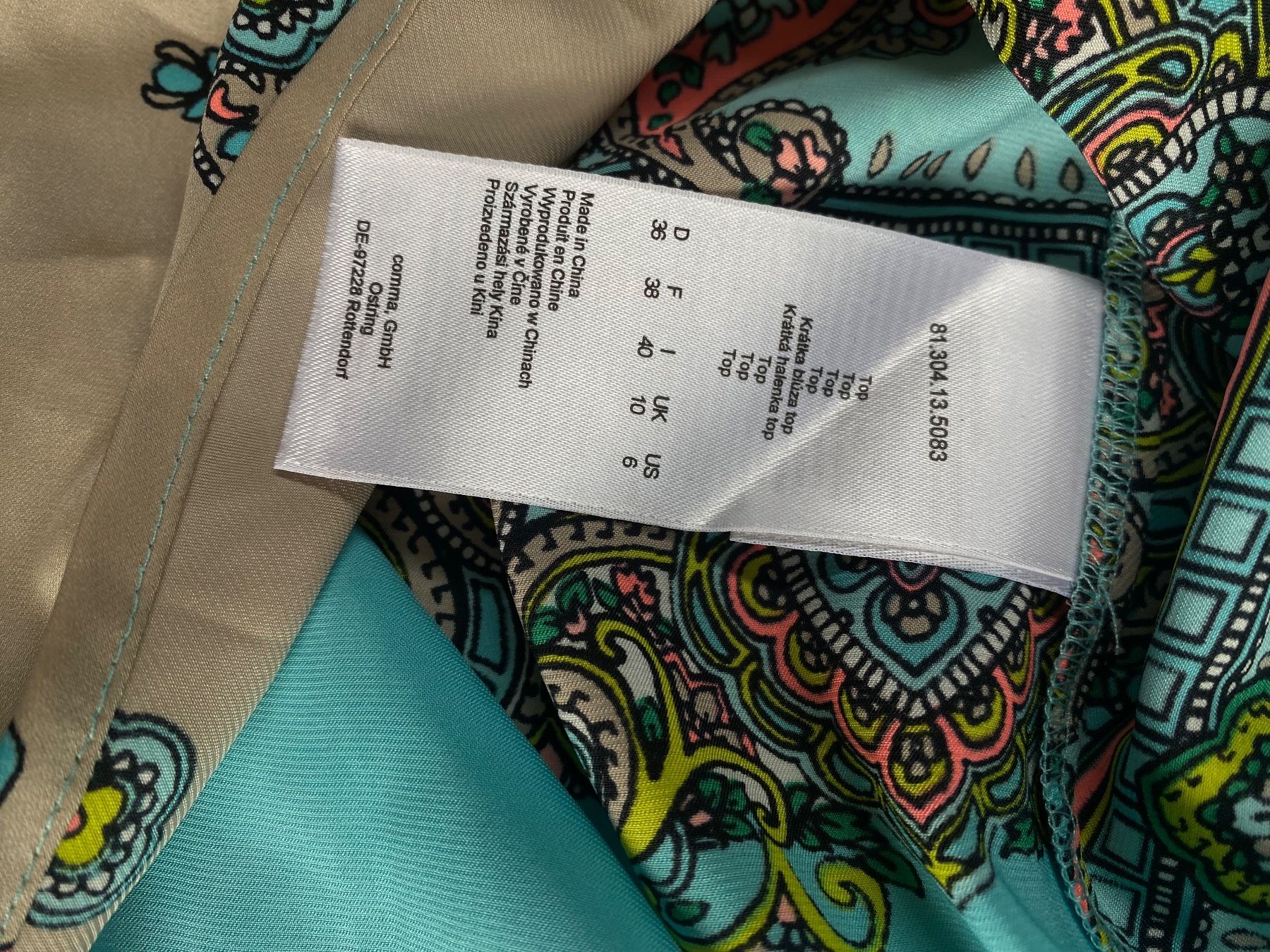 Comma Top: Top von Comma neu – Nuovo (secondo la descrizione) da Chur venduto da simhofstr 3