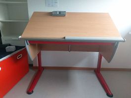 Moll höhenverstellbarer Kinderschreibtisch 65 * 115 cm