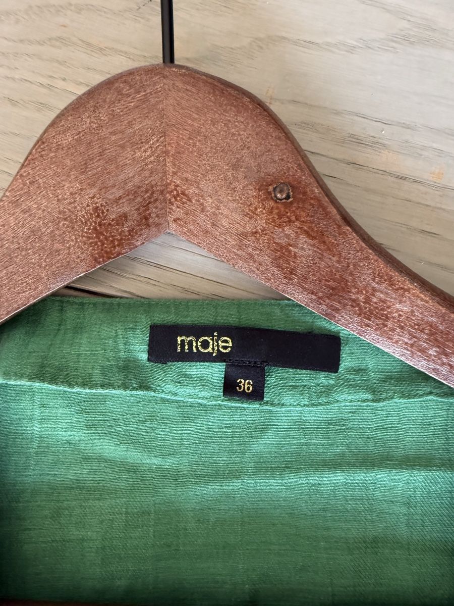 Maje Vestiti: Robe en lin Maje vert taille - 36  – Nuovo (secondo la descrizione) da Genève venduto da iry_67wr 5