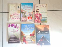 6 spannende Sommerromane, Taschenbücher