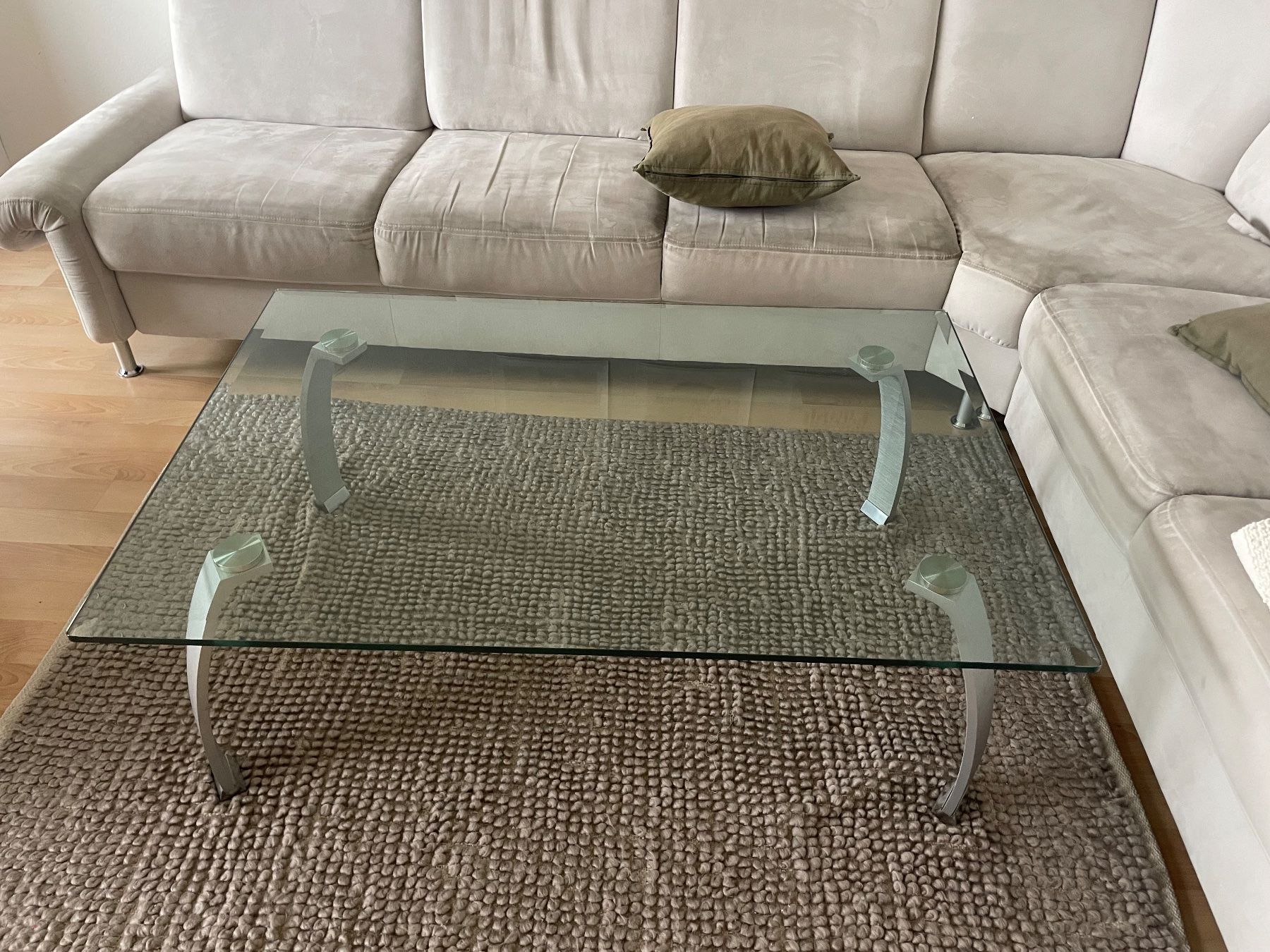 Tables: Sofatisch - Glastisch – D'occasion à Birsfelden par Dudelndes