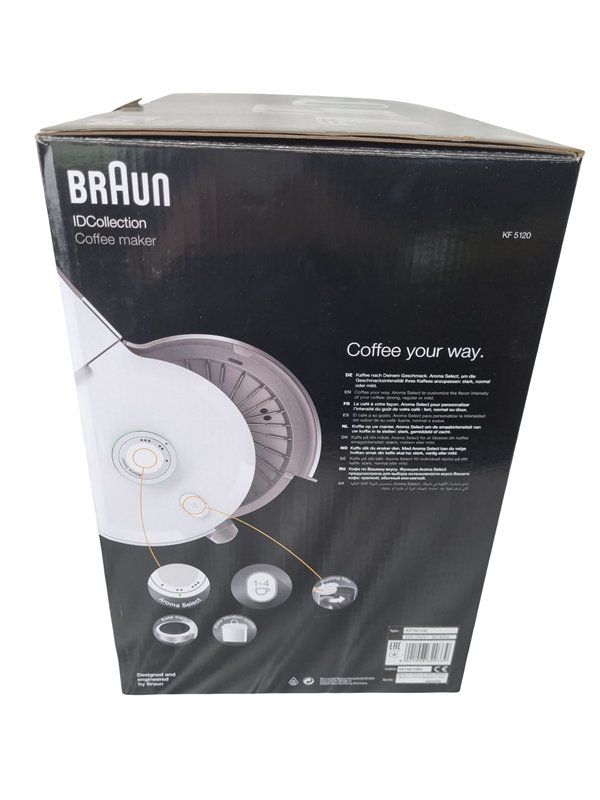 Braun Kaffeemaschinen & Espressomaschinen: Braun Coffemaker KF 5120/ Filterkaffeemaschine – Neu (gemäss Beschreibung) aus Wangen b. Olten von Restwert_Wangen 2