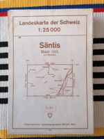 1115 Säntis🌞1:25'000 Landeskarte der Schweiz