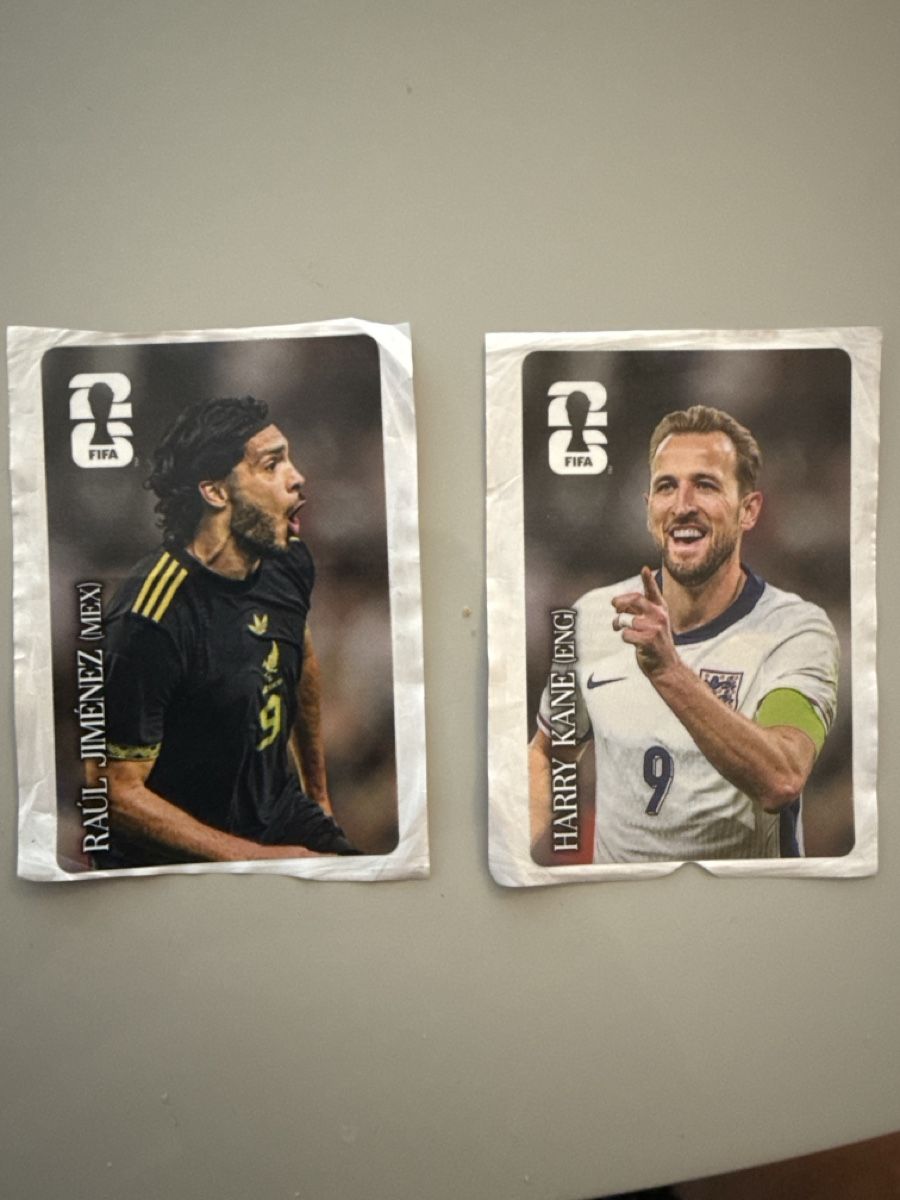 Panini Carte collezionabili: Panini Cola Sticker Raul Jimenez und Harry Kane  – Nuovo (secondo la descrizione) da Langenthal venduto da conenz