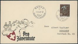 1949 - Pro Juventute - Ersttagsbrief FDC ET - italienisch•it
